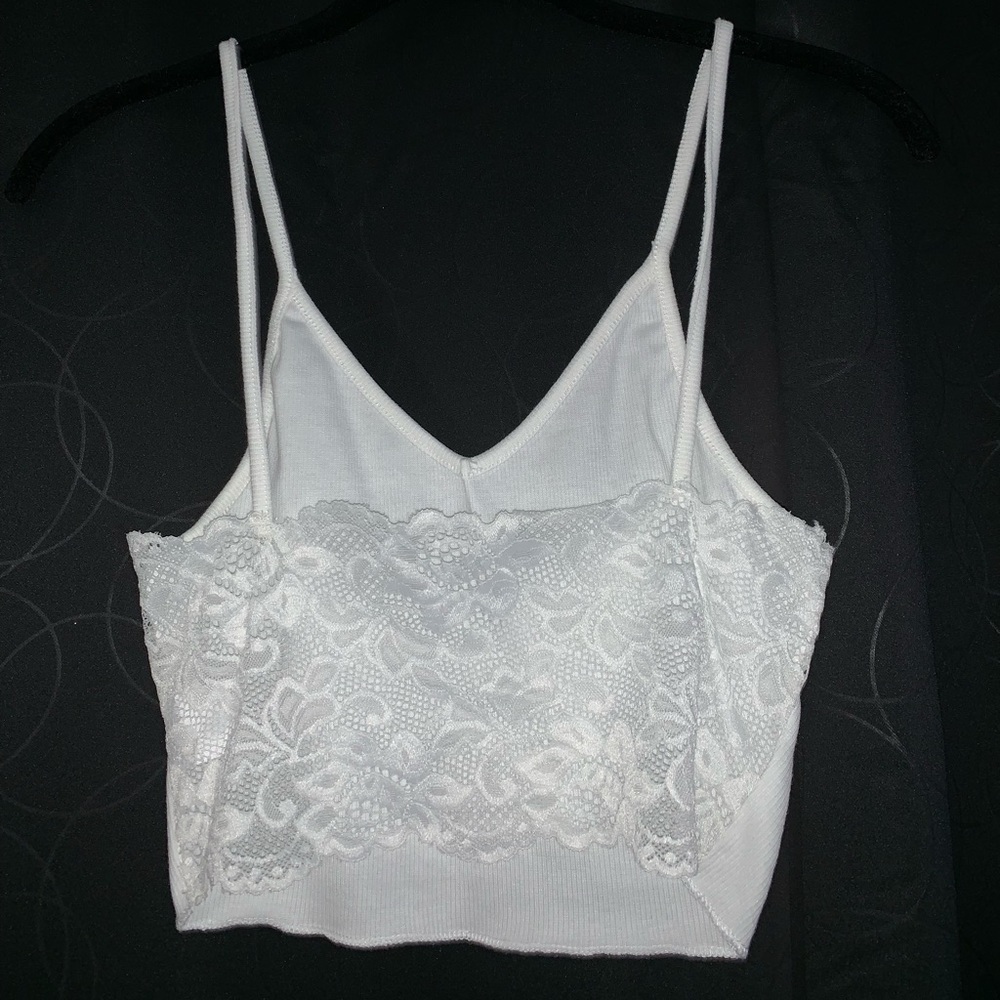 White Crop Tank